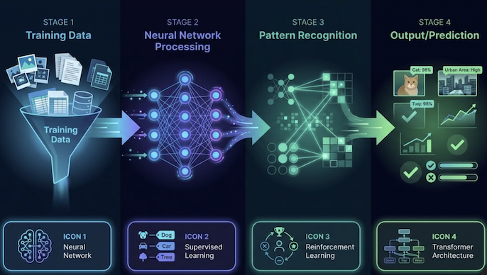 AI vs AGI comparison: Task flexibility, learning, knowledge transfer, adaptability, understanding