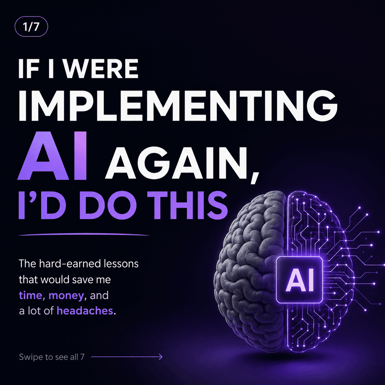 How I Would Implement AI (If I Were Starting Again)